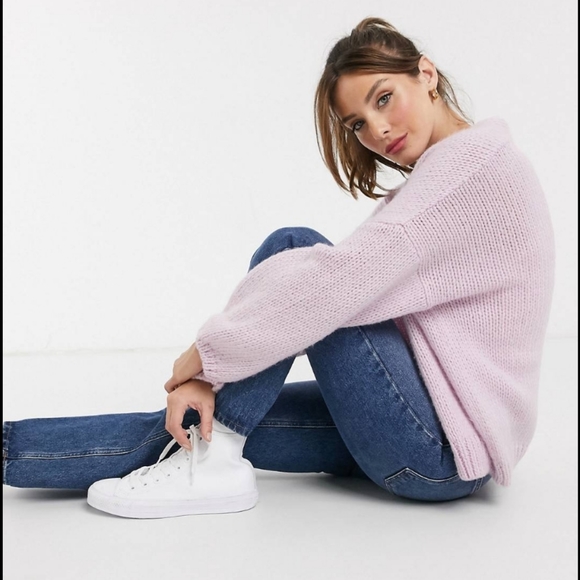 Asos fluffy oversized balloon sleeve cardigan! - Picture 2 of 8